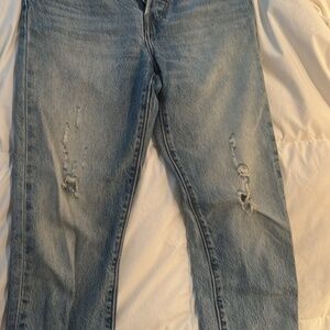 Levi’s wedgie white oak cone denim size 24